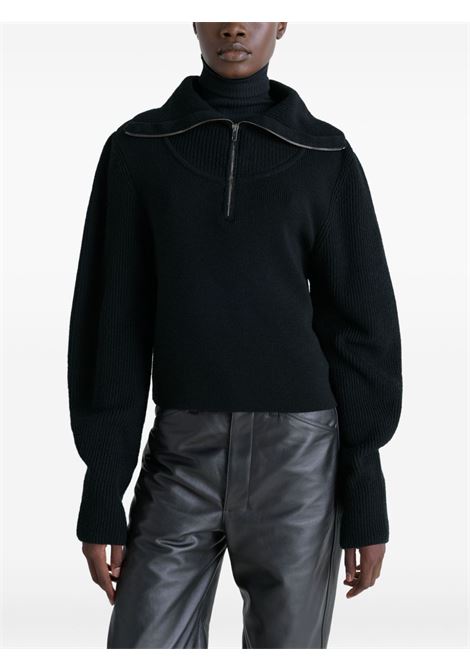 maglione zipped donna nero LEMAIRE | TO1422 LK1043BK999